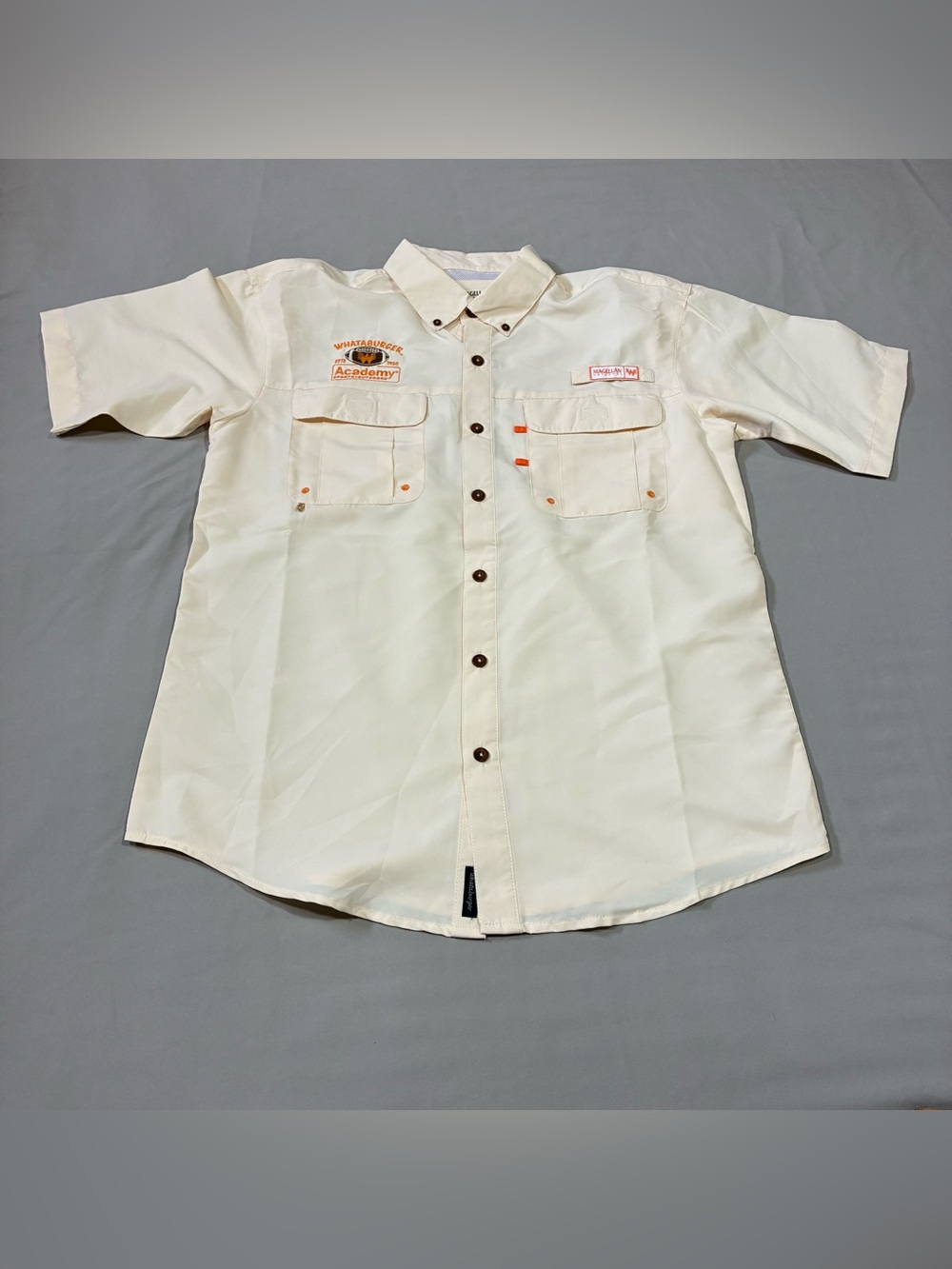 Magellan Whataburger Men's Fish Gear Small Shirt Burgers & Fries New Football